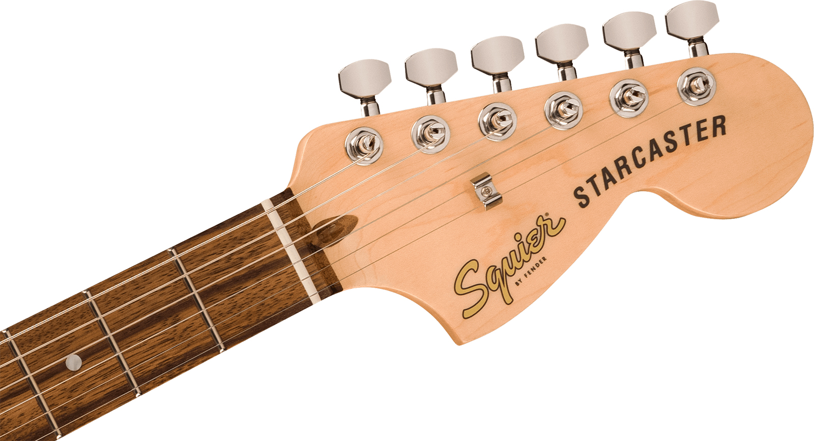 Squier Starcaster Deluxe Affinity Ind 2h Ht Lau - Olympic White - Guitare Électrique RÉtro Rock - Variation 3
