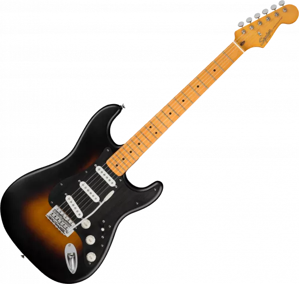 Guitare électrique solid body Squier 40th Anniversary Stratocaster Vintage Edition - Satin wide 2-color sunburst