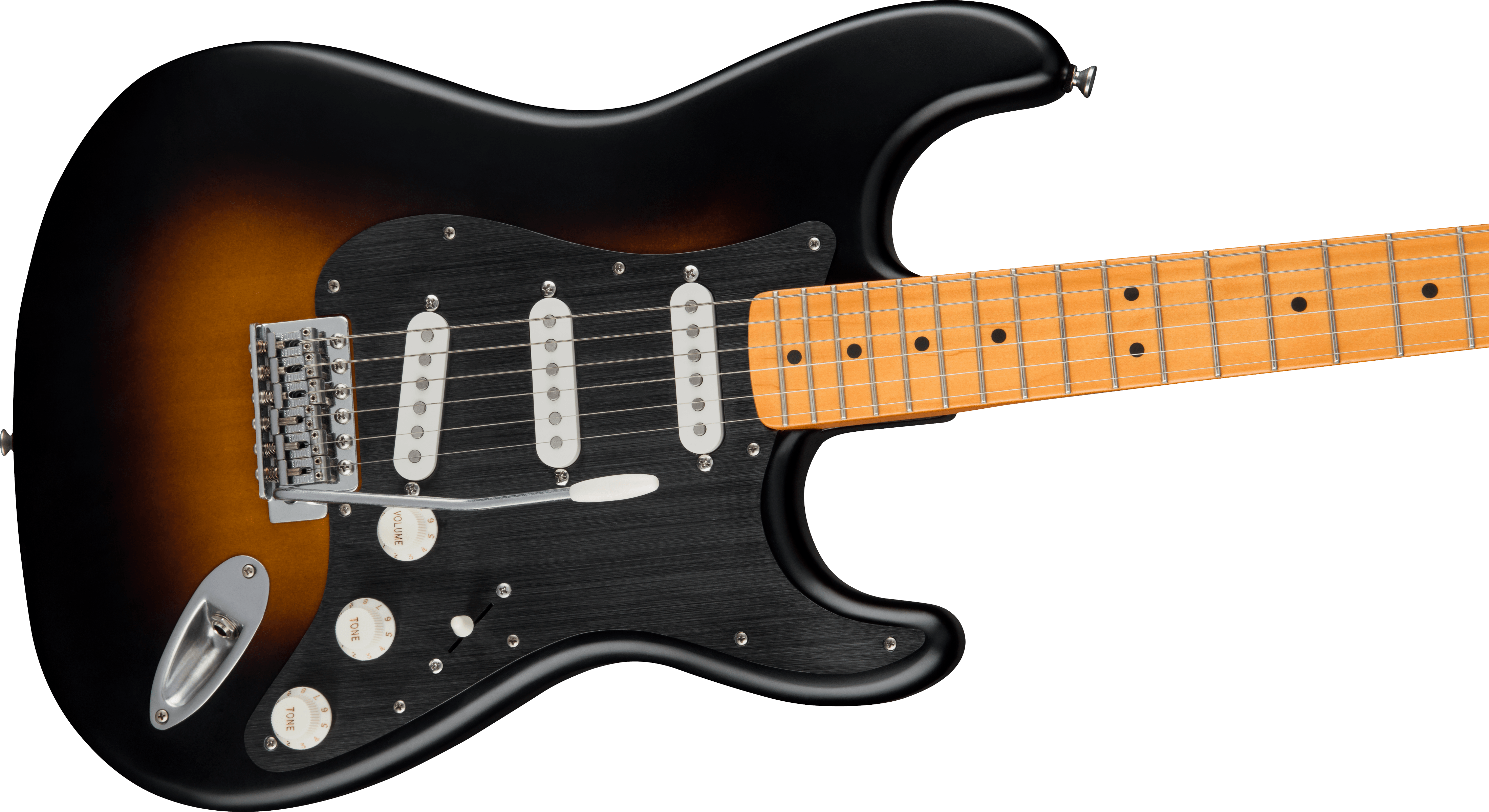 Squier Strat 40th Anniversary Vintage Edition Mn - Satin Wide 2-color Sunburst - Guitare Électrique Forme Str - Variation 3