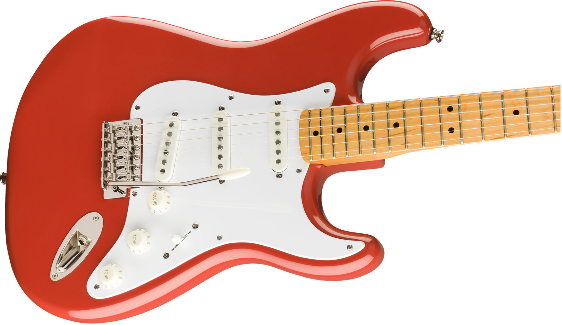 Squier Strat '50s Classic Vibe 2019 Mn 2019 - Fiesta Red - Guitare Électrique Forme Str - Variation 2