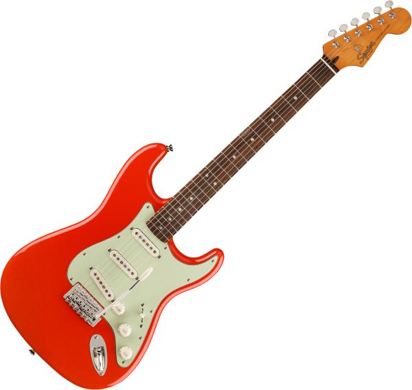 Guitare électrique solid body Squier FSR Classic Vibe '60s Stratocaster (LAU) - Fiesta red