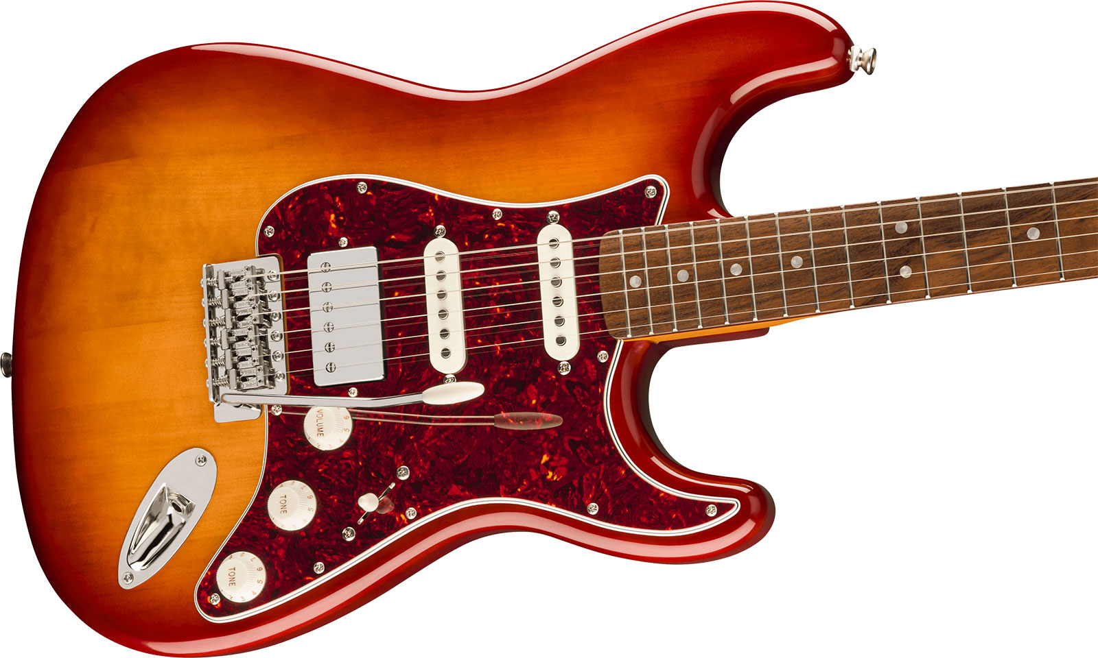 Squier Strat 60s Classic Vibe Ltd Hss Trem Lau - Sienna Sunburst - Guitare Électrique Forme Str - Variation 2