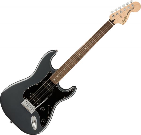 Guitare électrique solid body Squier Affinity Series Stratocaster HH 2021 (LAU) - charcoal frost metallic