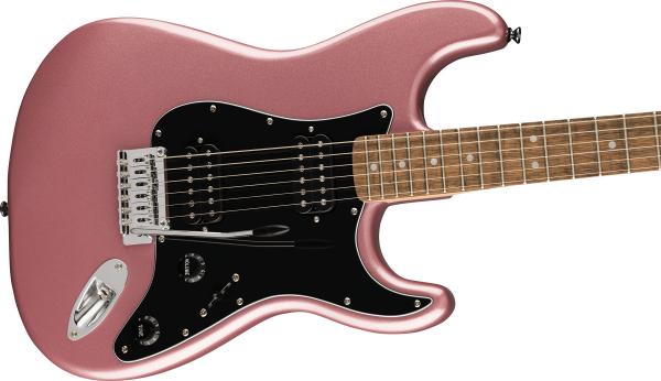 Guitare électrique solid body Squier Affinity Series Stratocaster HH 2021 (LAU) - burgundy mist