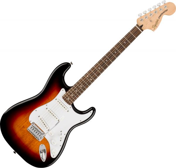 Guitare électrique solid body Squier Affinity Series Stratocaster 2021 (LAU) - 3-color sunburst