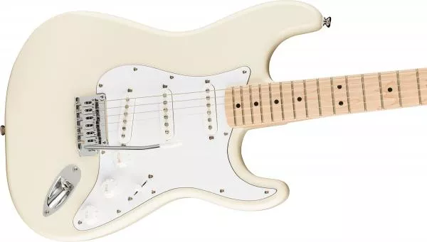 Guitare électrique solid body Squier Affinity Series Stratocaster 2021 (MN) - olympic white