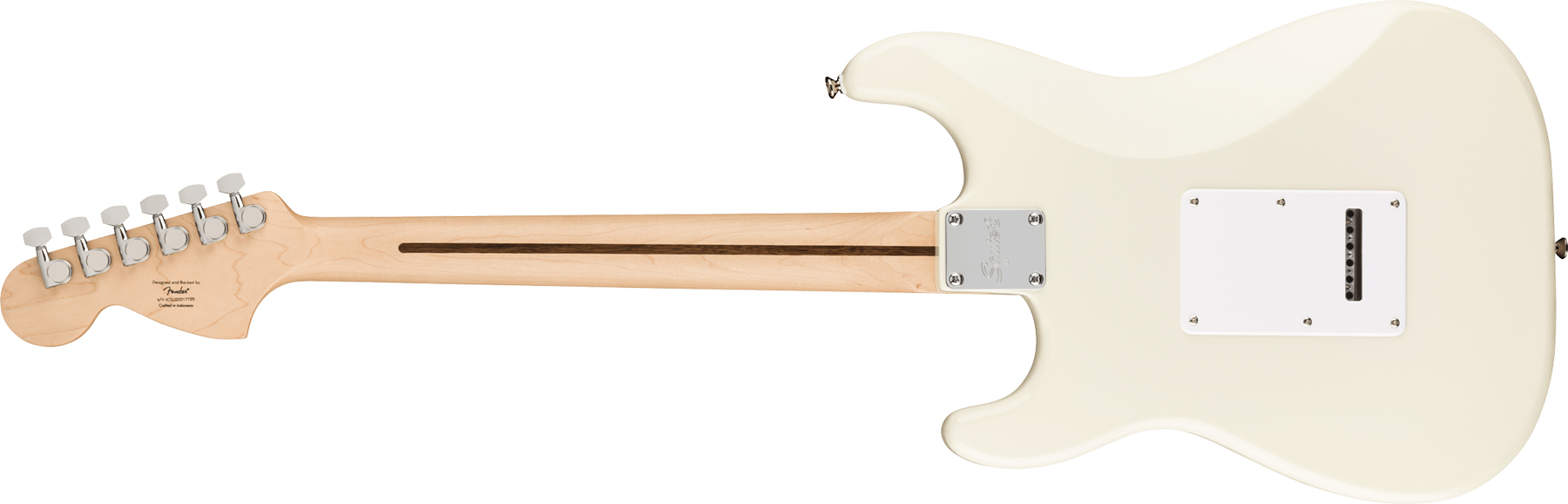 Squier Strat Affinity 2021 Sss Trem Mn - Olympic White - Guitare Électrique Forme Str - Variation 1