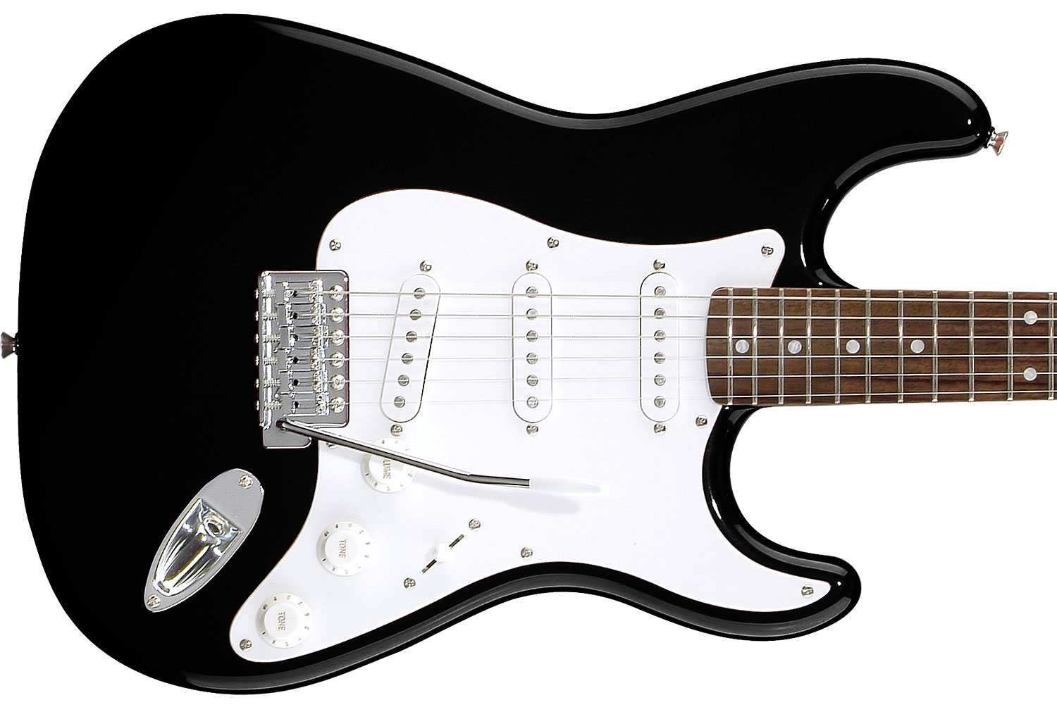 Squier Strat Affinity Series 3s Rw - Black - Guitare Électrique Forme Str - Variation 2