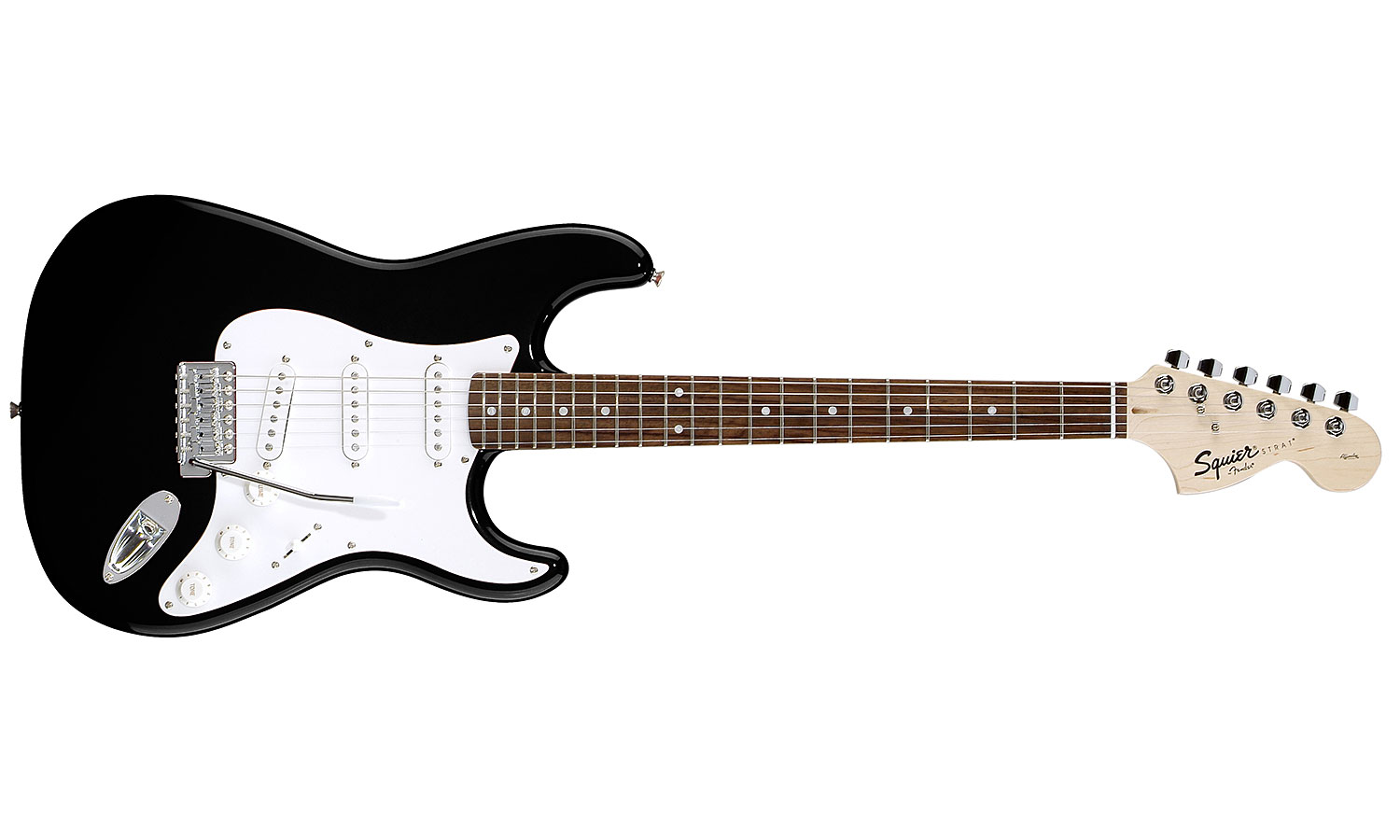 Squier Strat Affinity Series 3s Rw - Black - Guitare Électrique Forme Str - Variation 1