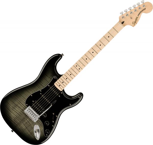 Guitare électrique solid body Squier Affinity Series Stratocaster FMT HSS (MN) - Black burst