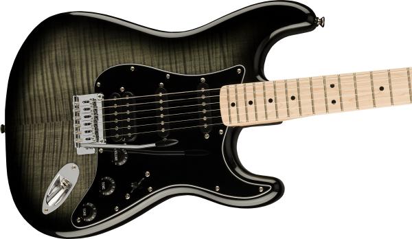 Guitare électrique solid body Squier Affinity Series Stratocaster FMT HSS (MN) - black burst