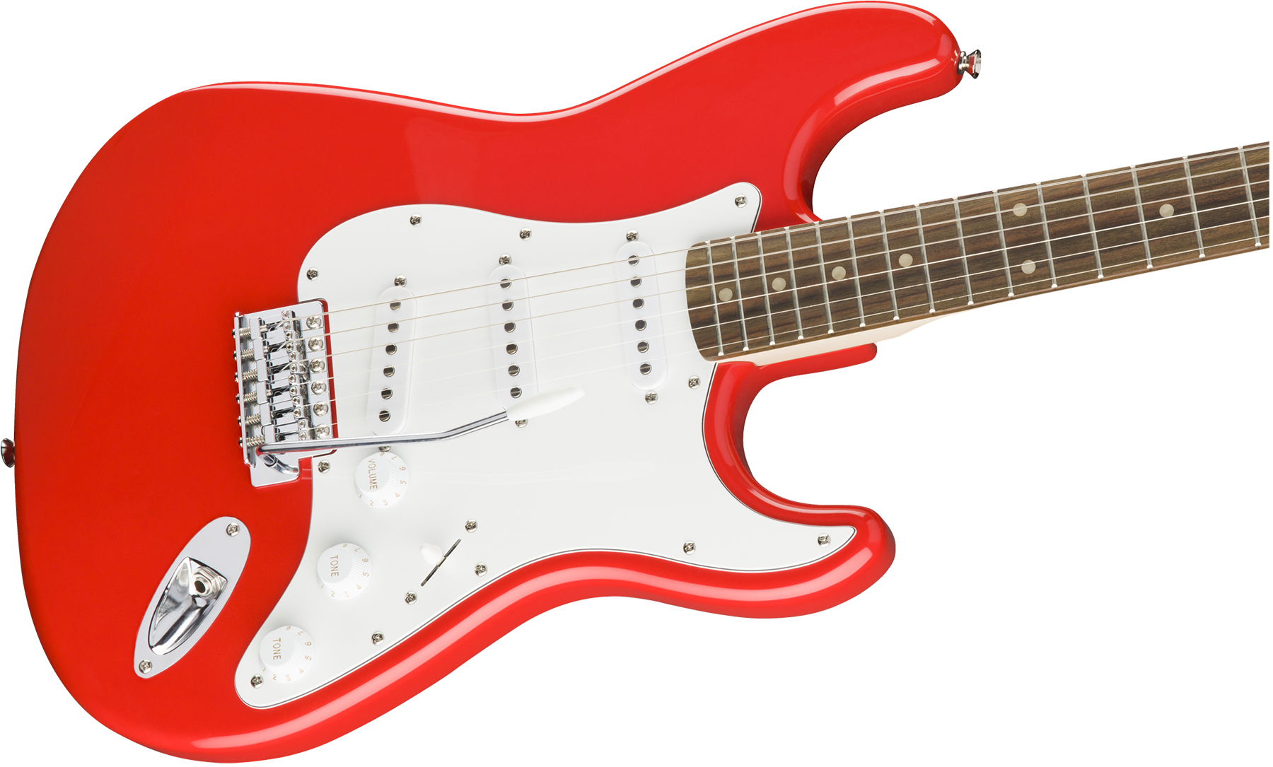 Squier Strat Affinity Sss Trem Lau - Race Red - Guitare Électrique Forme Str - Variation 2