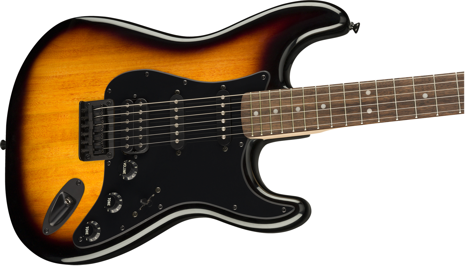 Squier Strat Bullet Fsr Ltd Hss Ht Lau - 2-color Sunburst - Guitare Électrique Forme Str - Variation 2