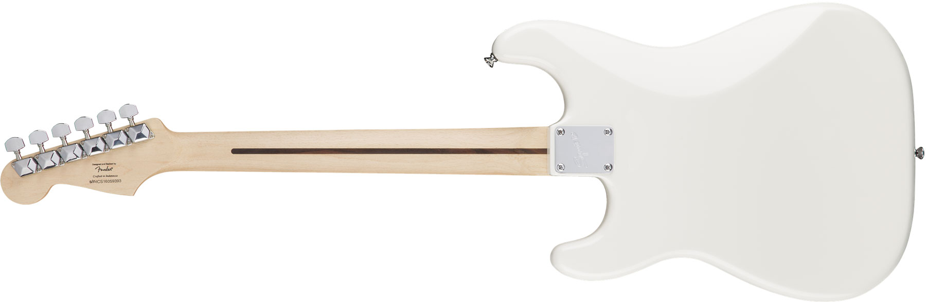 Squier Bullet Stratocaster Ht Hss (lau) - Arctic White - Guitare Électrique Forme Str - Variation 1