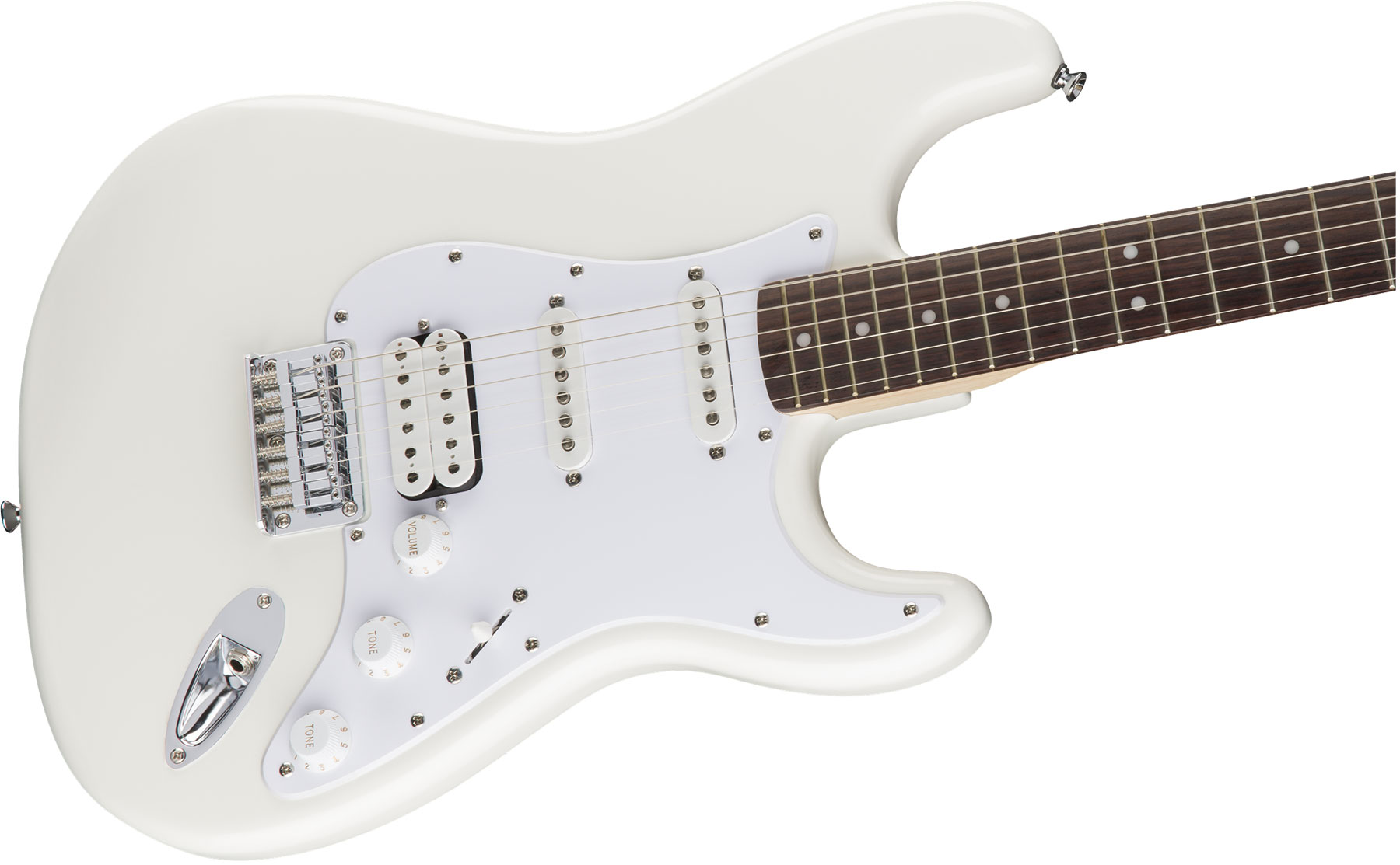 Squier Bullet Stratocaster Ht Hss (lau) - Arctic White - Guitare Électrique Forme Str - Variation 2