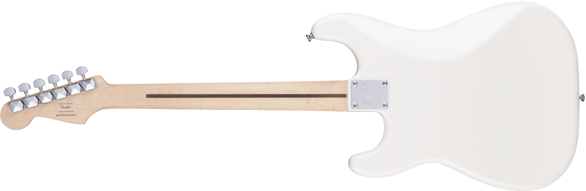 Squier Bullet Stratocaster Ht Sss (lau) - Arctic White - Guitare Électrique Forme Str - Variation 1