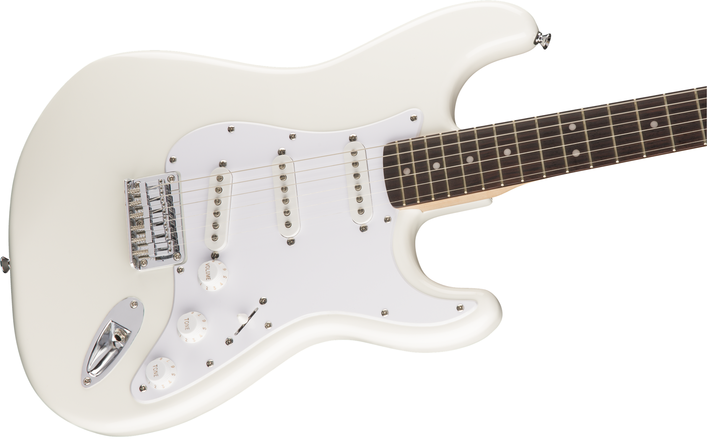 Squier Bullet Stratocaster Ht Sss (lau) - Arctic White - Guitare Électrique Forme Str - Variation 2