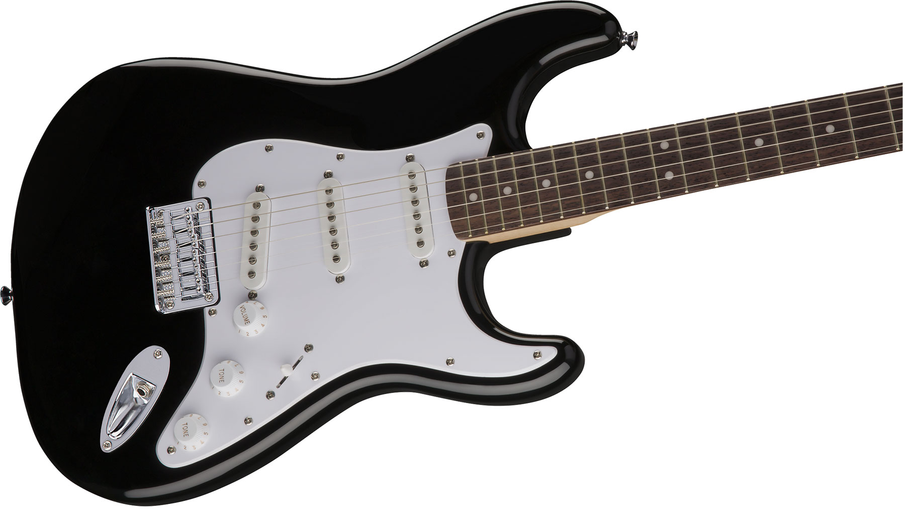 Squier Bullet Stratocaster Ht Sss Rw - Black - Guitare Électrique Forme Str - Variation 2