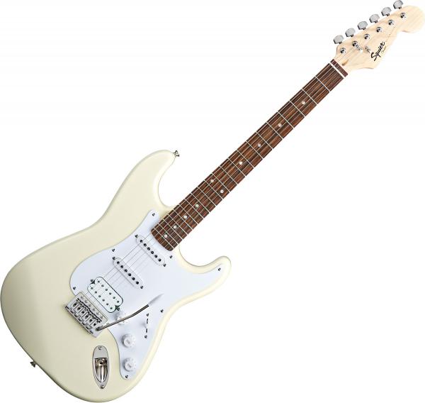 Guitare électrique solid body Squier Bullet Stratocaster HSS (LAU) - Arctic white