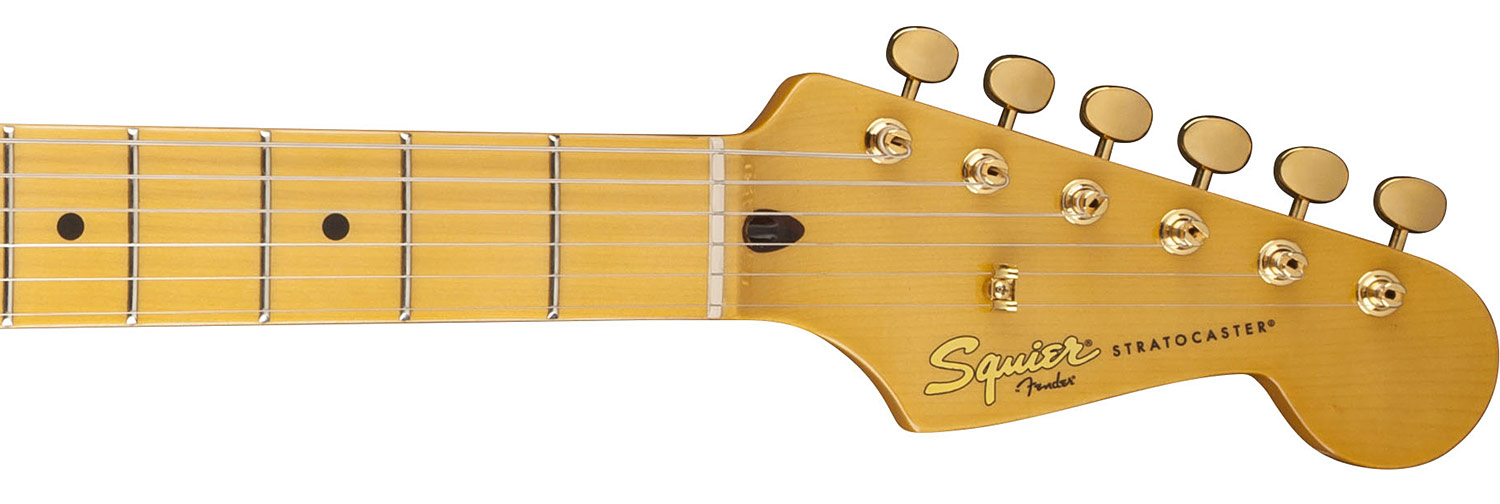 Squier Strat Classic Vibe '50s Gold Hardware Fsr Mn - White Blonde - Guitare Électrique Forme Str - Variation 2