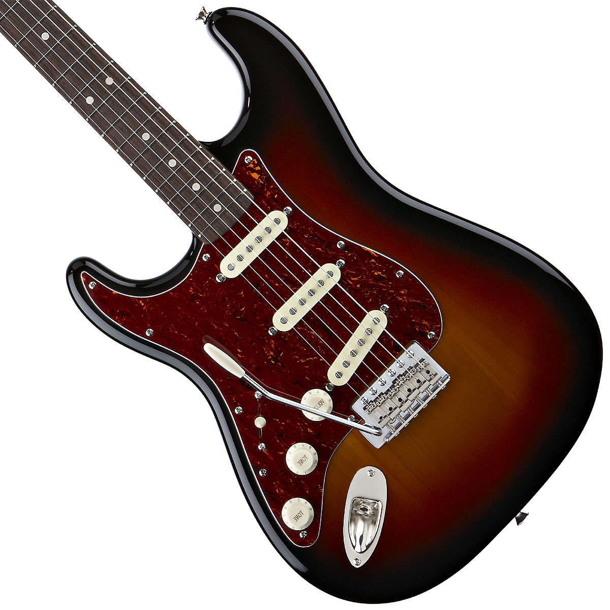 Squier Strat Classic Vibe '60s Lh Gaucher Rw - 3-color Sunburst - Guitare Électrique Gaucher - Variation 1