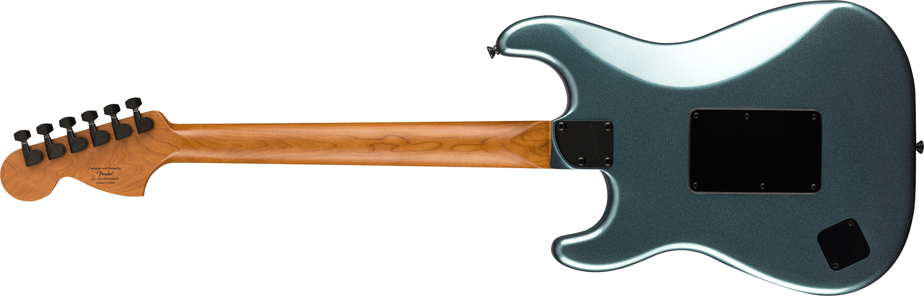 Squier Strat Contemporary Hh Fr Mn - Gunmetal Metallic - Guitare Électrique Forme Str - Variation 1