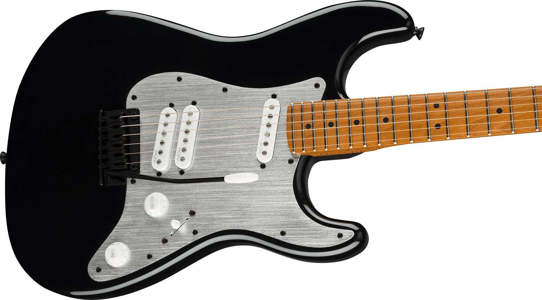 Squier Strat Contemporary Special Sss Trem Mn - Black - Guitare Électrique Forme Str - Variation 2