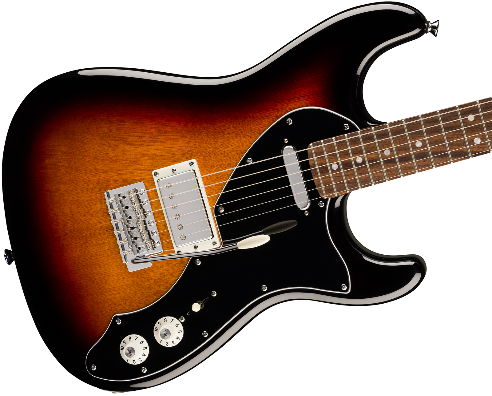 Squier Strat Deluxe Paranormal Hs Trem Lau - 3-color Sunburst - Guitare Électrique Forme Str - Variation 2