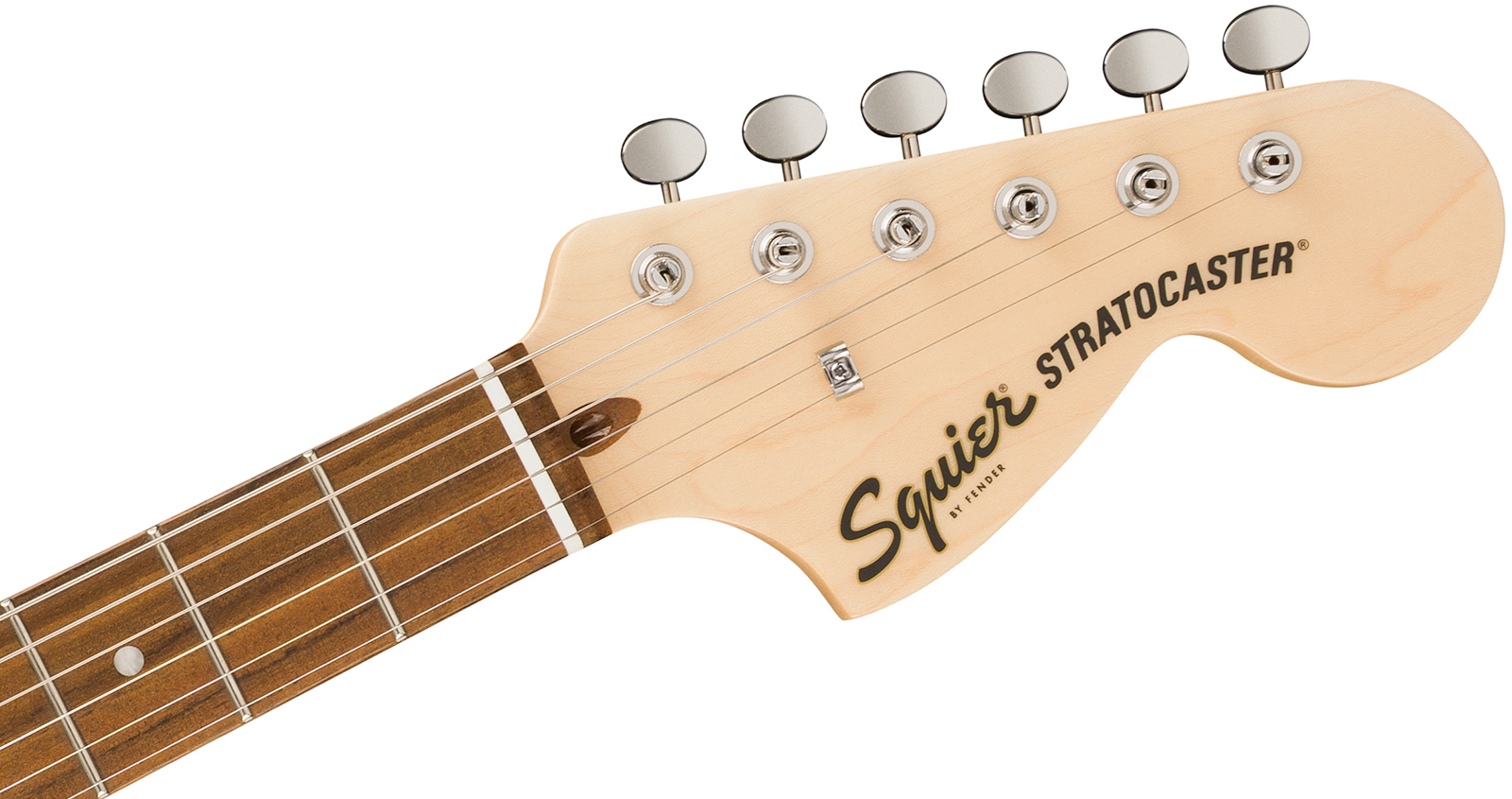 Squier Strat Deluxe Paranormal Hs Trem Lau - Vintage White - Guitare Électrique Forme Str - Variation 3