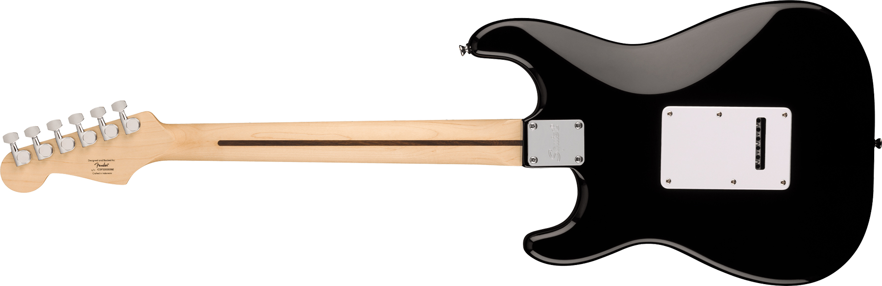 Squier Strat Sonic 3s Trem Mn - Black - Guitare Électrique Forme Str - Variation 1