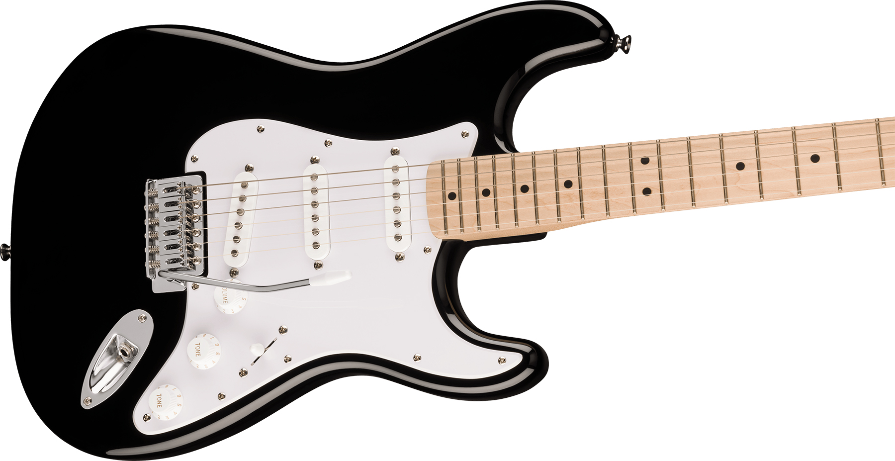 Squier Strat Sonic 3s Trem Mn - Black - Guitare Électrique Forme Str - Variation 2