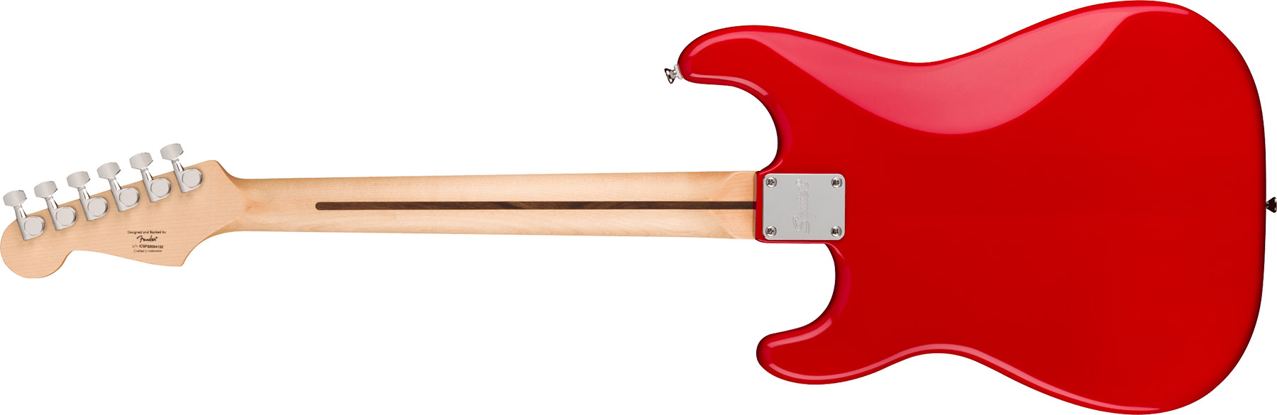 Squier Strat Sonic Hardtail 3s Ht Lau - Torino Red - Guitare Électrique Forme Str - Variation 1