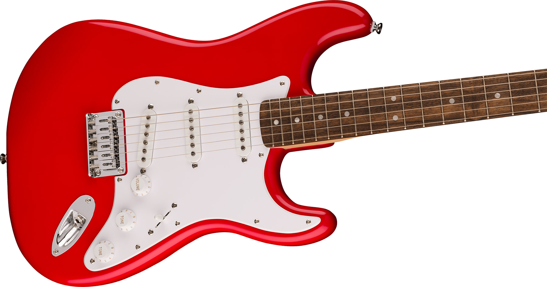 Squier Strat Sonic Hardtail 3s Ht Lau - Torino Red - Guitare Électrique Forme Str - Variation 2