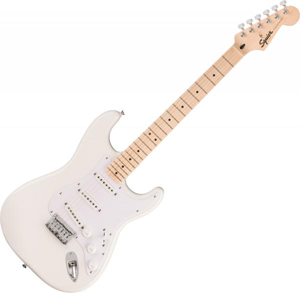 Squier Stratocaster ホワイトエレキギター Squier by Fender SONIC STRATOCASTER HT Maple Fingerboard