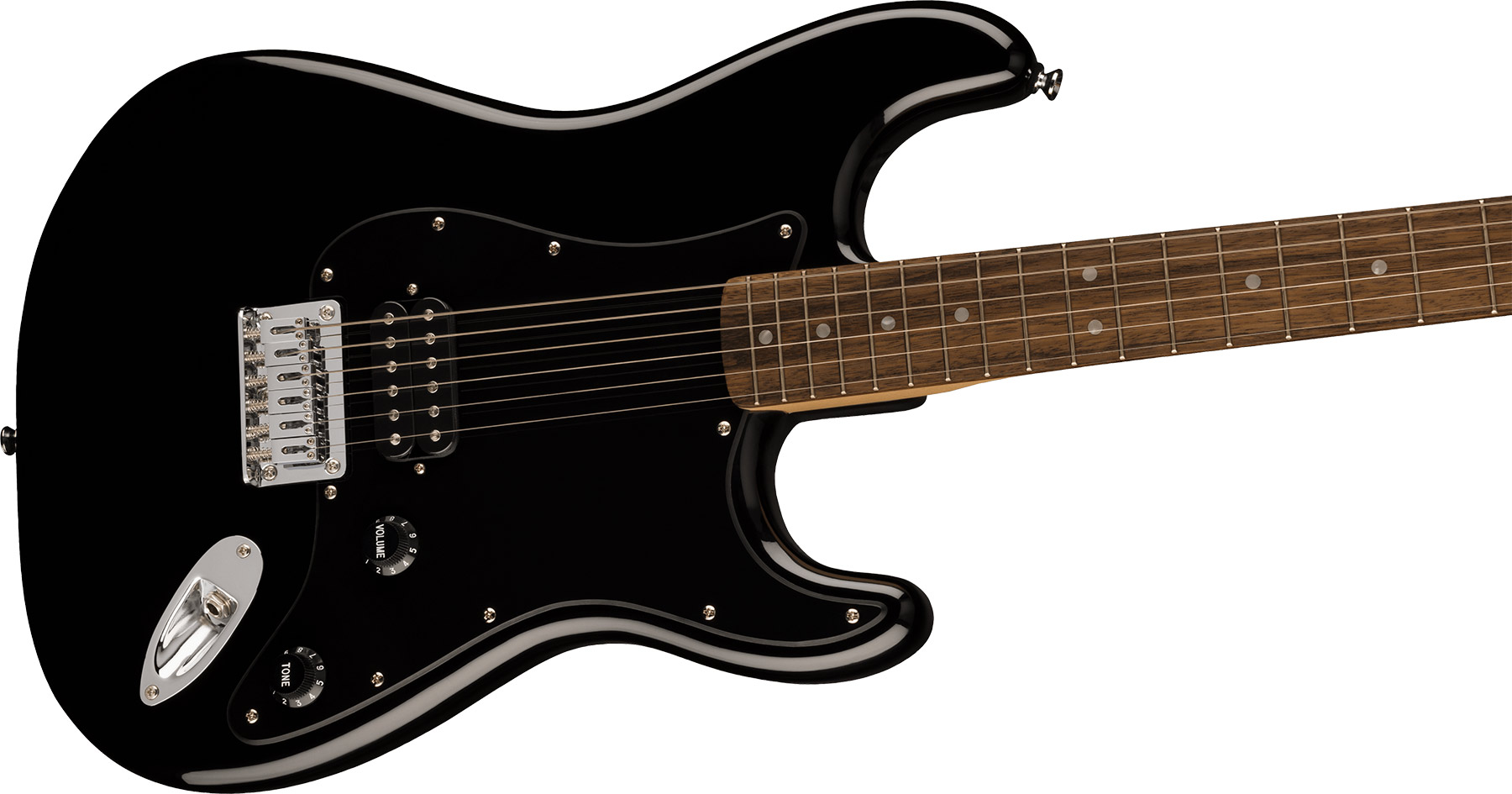 Squier Strat Sonic Hardtail H Ht Lau - Black - Guitare Électrique Forme Str - Variation 2