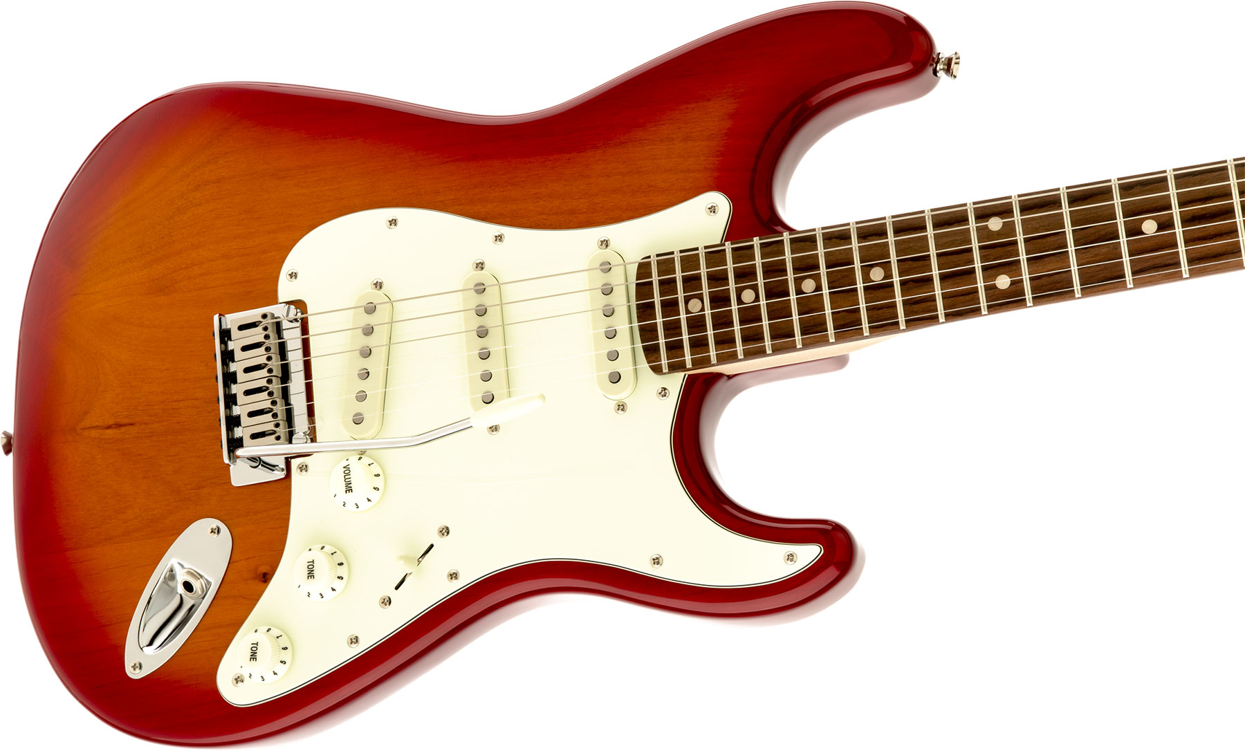 Squier Strat Standard Lau - Cherry Sunburst - Guitare Électrique Forme Str - Variation 2