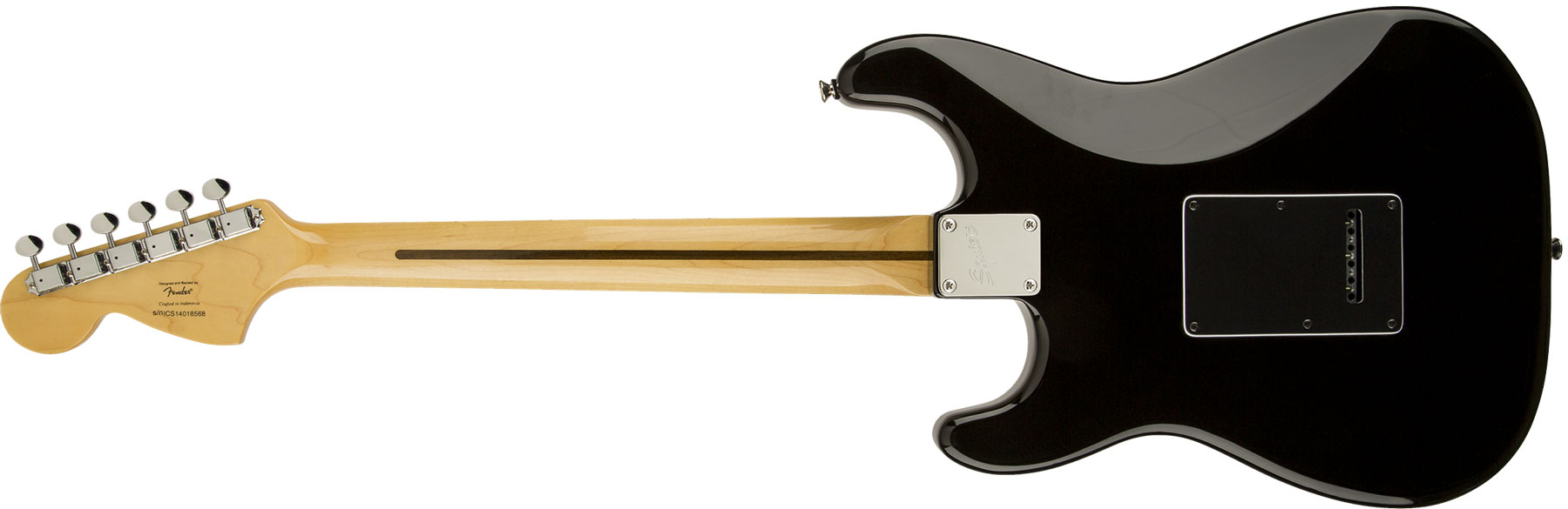 Squier Strat Vintage Modified '70s Mn - Black - Guitare Électrique Forme Str - Variation 4