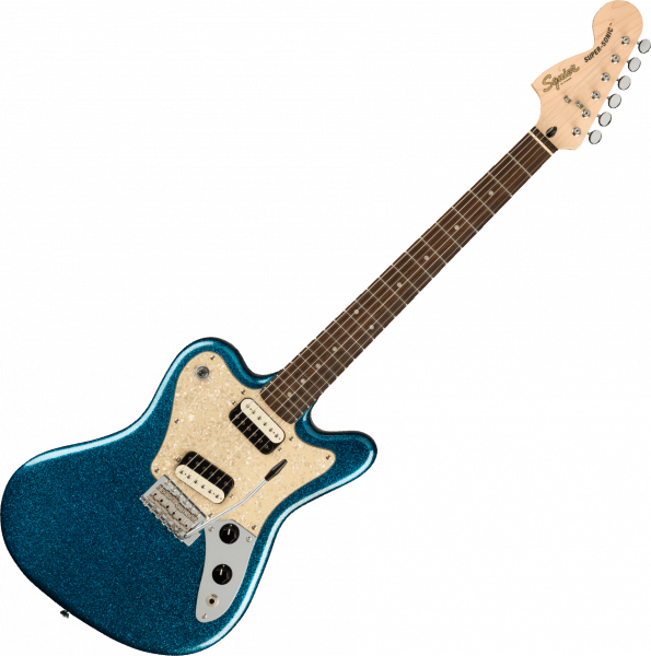 Guitare électrique solid body Squier Super-Sonic Paranormal - Blue sparkle