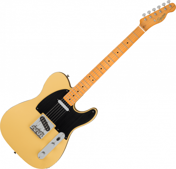 Guitare électrique solid body Squier 40th Anniversary Telecaster Vintage Edition - Satin vintage blonde