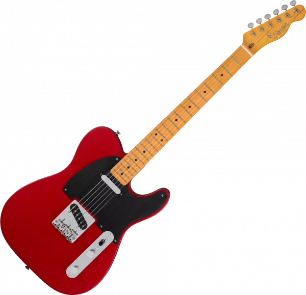 Guitare électrique solid body Squier 40th Anniversary Telecaster Vintage Edition - satin dakota red