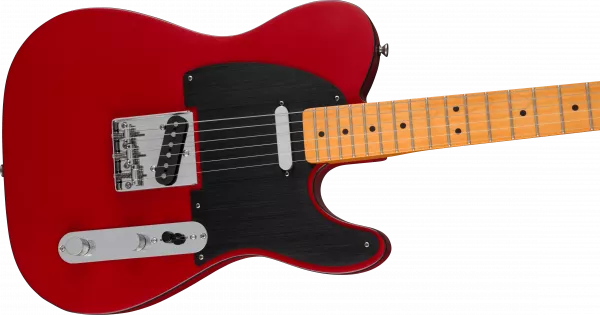 Guitare électrique solid body Squier 40th Anniversary Telecaster Vintage Edition - satin dakota red