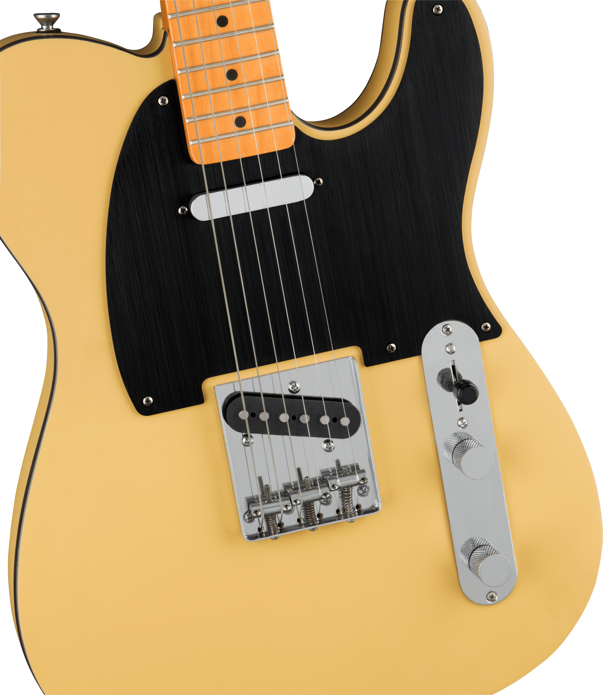 Squier Tele 40th Anniversary Vintage Edition Mn - Satin Vintage Blonde - Guitare Électrique Forme Tel - Variation 2