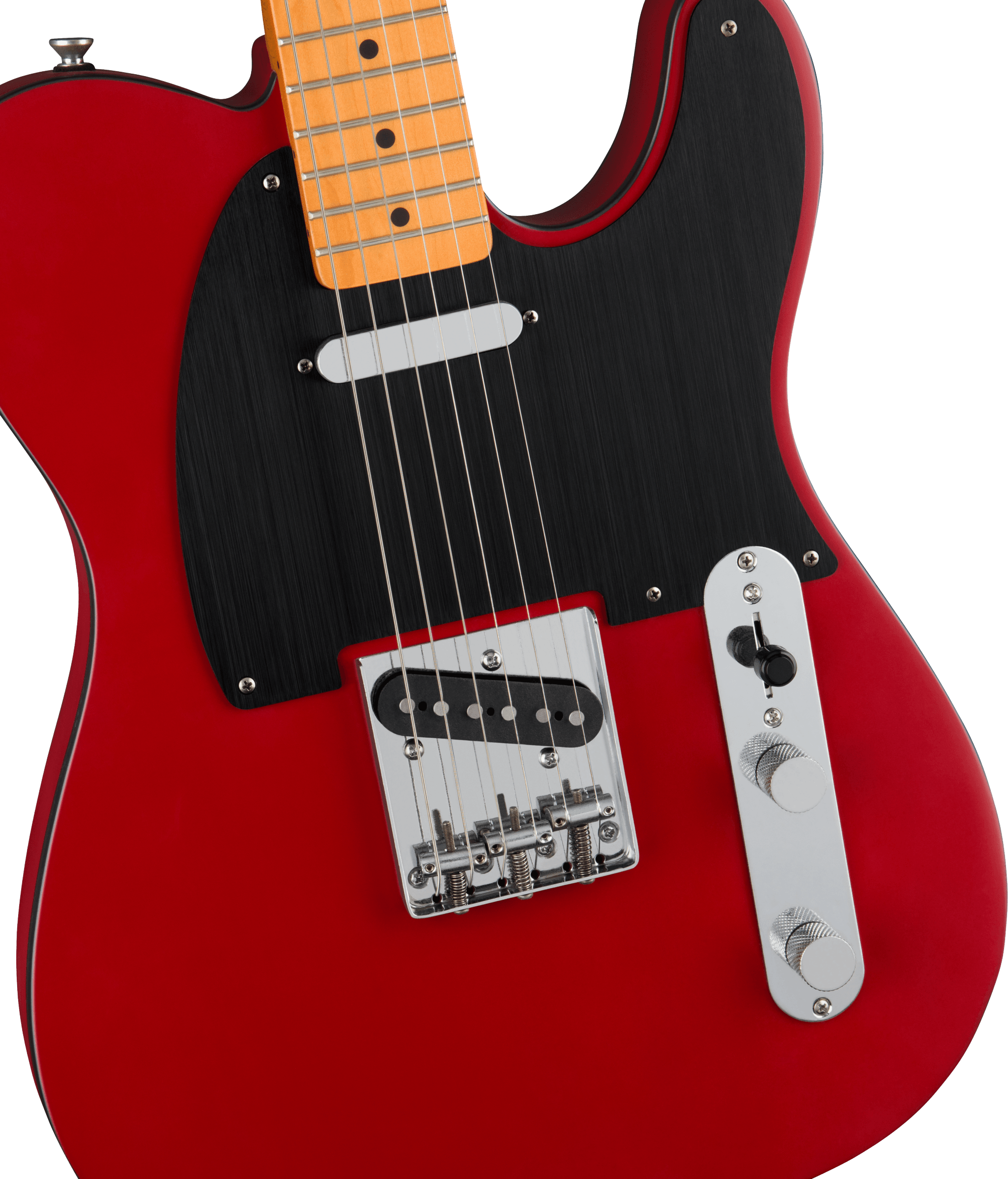 Squier Tele 40th Anniversary Vintage Edition Mn - Satin Dakota Red - Guitare Électrique Forme Tel - Variation 2