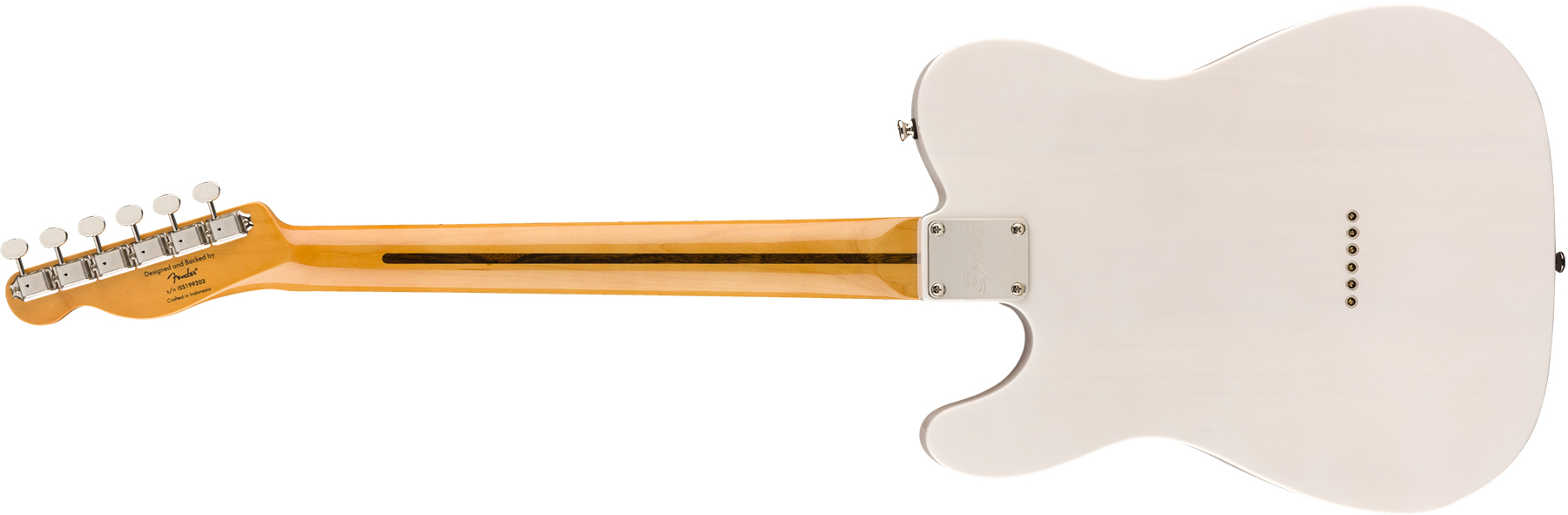 Squier Tele '50s Classic Vibe 2019 Mn 2019 - White Blonde - Guitare Électrique Forme Tel - Variation 1