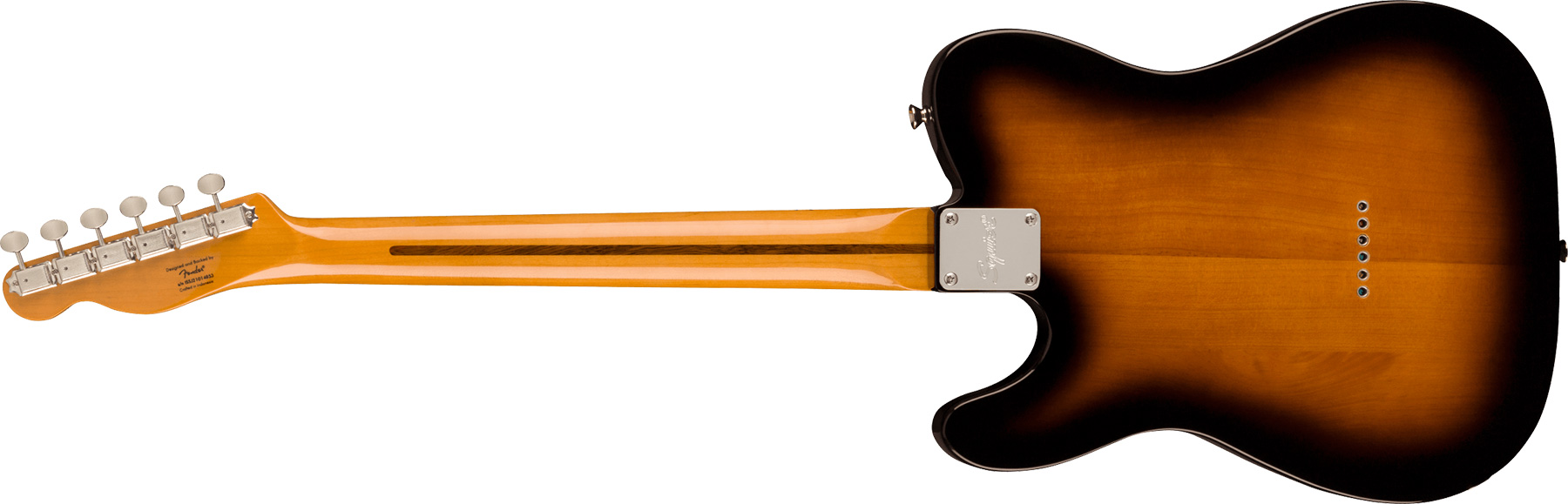 Squier Tele '50s Parchment Pickguard Classic Vibe Fsr 2s Ht Mn - 2-color Sunburst - Guitare Électrique Forme Tel - Variation 1