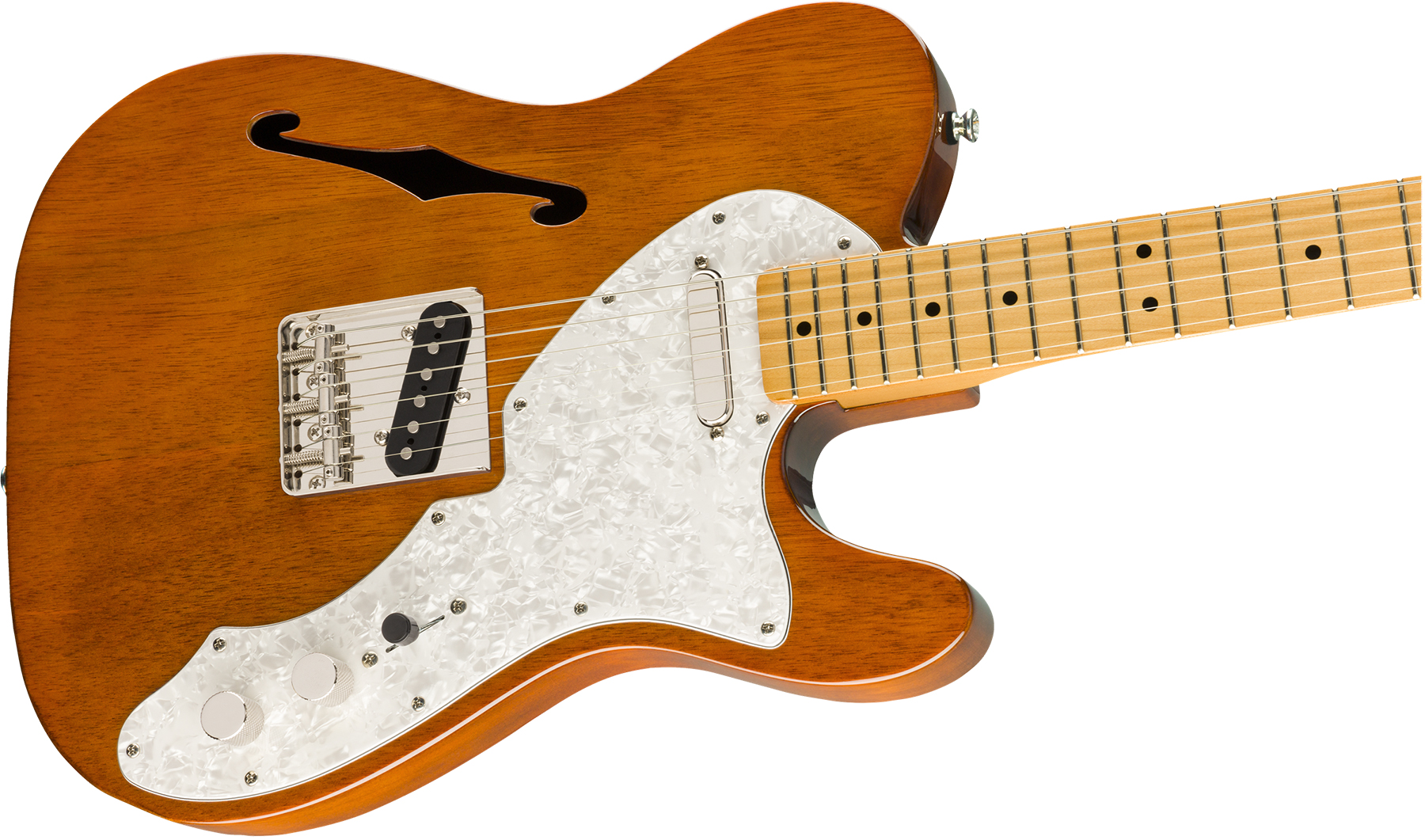 Squier Tele '60s Thinline Classic Vibe 2019 Mn - Natural - Guitare Électrique 1/2 Caisse - Variation 2