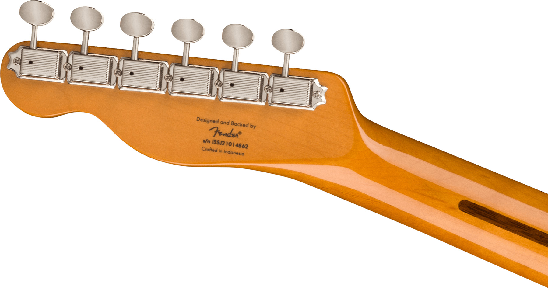 Squier Tele '60s Thinline Gold Anodized Pickguard Classic Vibe Fsr 2s Ht Mn - Desert Sand - Guitare Électrique Forme Tel - Variation 3