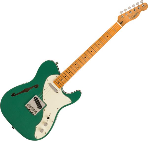 Guitare électrique solid body Squier FSR Classic Vibe '60s Telecaster Thinline, Parchment Pickguard - Sherwood green