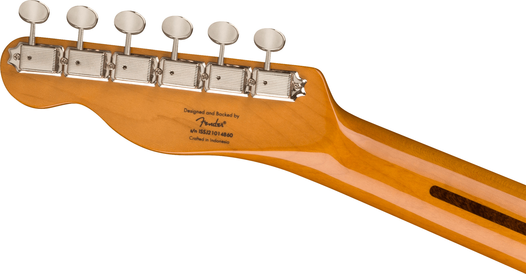 Squier Tele '60s Thinline Parchment Pickguard Classic Vibe Fsr 2s Ht Mn - Aztec Gold - Guitare Électrique Forme Tel - Variation 3