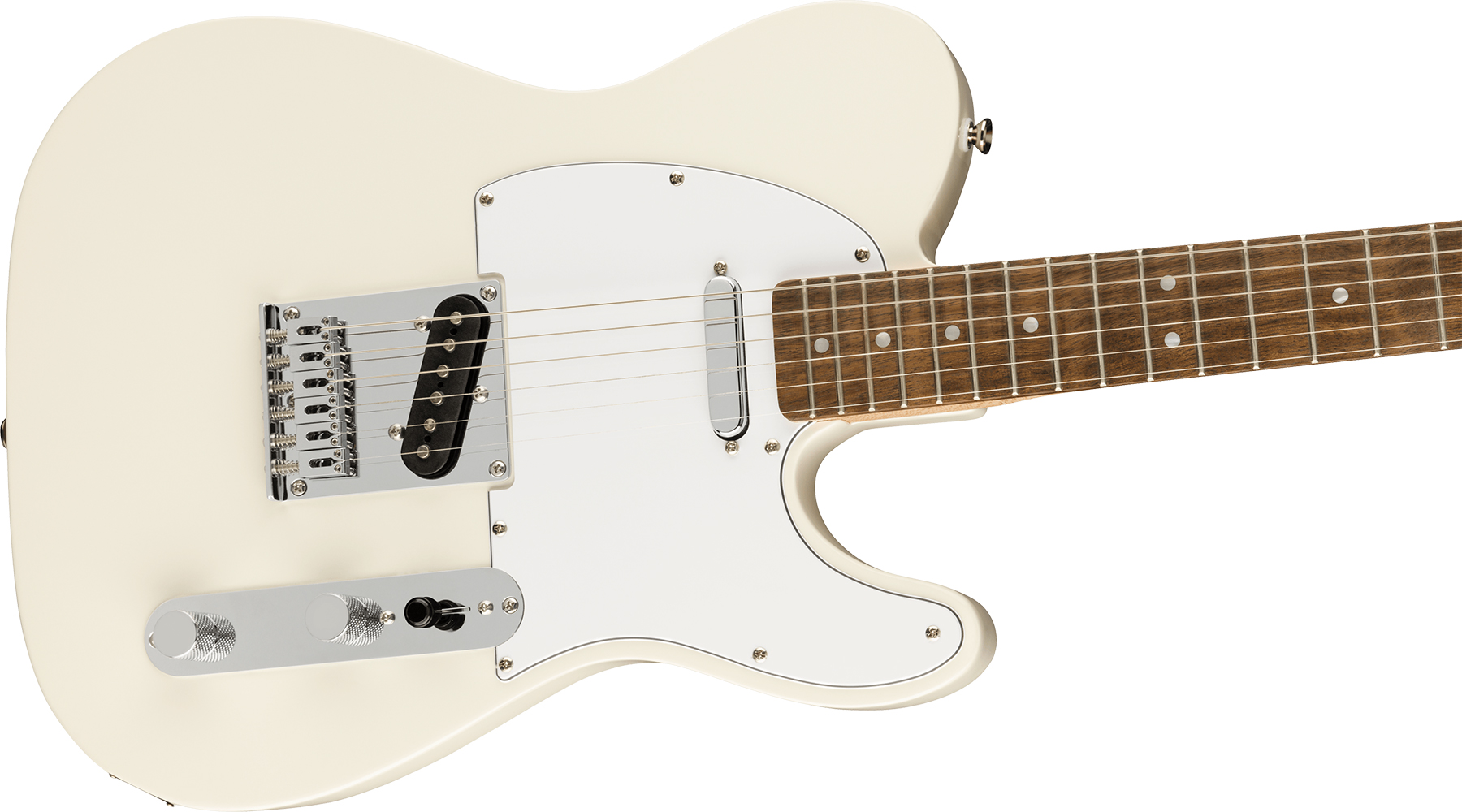 Squier Tele Affinity 2021 2s Lau - Olympic White - Guitare Électrique Forme Tel - Variation 2